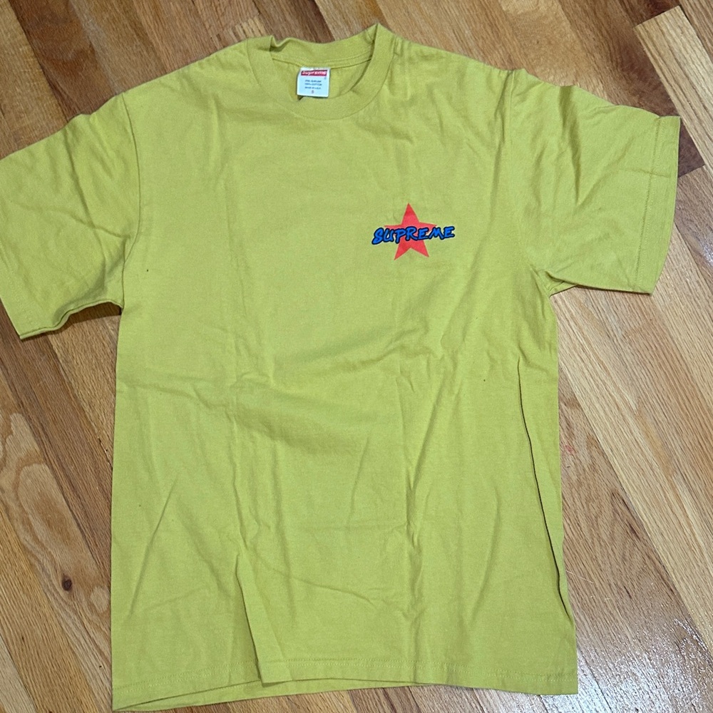 Supreme Star Logo Yellow Tee
